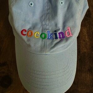 RARE cocokind Light Blue Embroidered Baseball Cap
